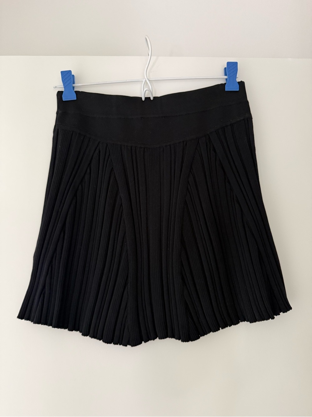 Fleur du Mal Black Rib Flared Skirt - Picture 3 of 8